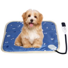 Pet Heating Pad Electric Dog Cat Heating Mat Waterproof Warming Blanket with 9 Heating Levels 4 Timer Setting Constan On Function Chewing-resistant S/ Pet Heating Pad Electric Dog Cat Heating Mat Waterproof Warming Blanket with 9 Heating Levels 4 Timer Setting Constan On Function Chewing-resistant S/