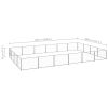 Dog Kennel Silver 258.3 ft² Steel