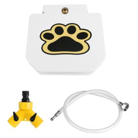 Dog Water Fountain Outdoor Dog Pet Water Dispenser Step-on Activated Sprinkler w/ Interactive Paw Pedal Valve for Drinking Fresh Water Dog Water Fountain Outdoor Dog Pet Water Dispenser Step-on Activated Sprinkler w/ Interactive Paw Pedal Valve for Drinking Fresh Water