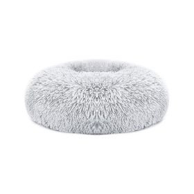 Soft Warm Puppy Cat Bed Dog Cozy Nest for S/M Dog (Color: Gray)